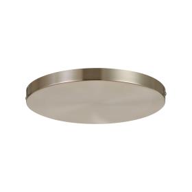 D0829SN/NH  Hayes No Hole 28cm Round Ceiling Plate Satin Nickel